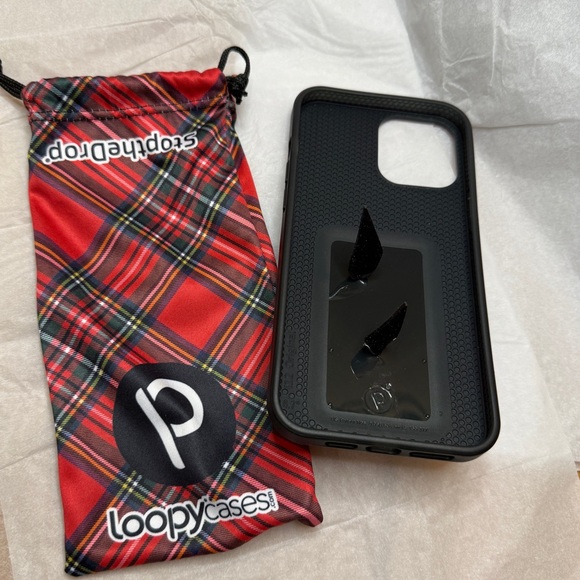Loopy Case, Red Tartan Plaid, iPhone 12 Pro Max - Picture 5 of 5
